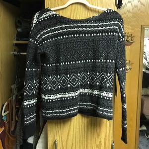 patterned sweater